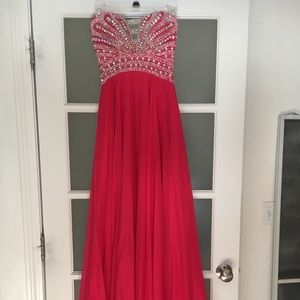 Coral prom dress size 00